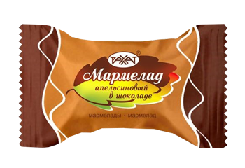Конфеты Мармелад апельсиновый в шоколаде 