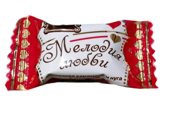 Конфета Мелодия любви малиновый вкус